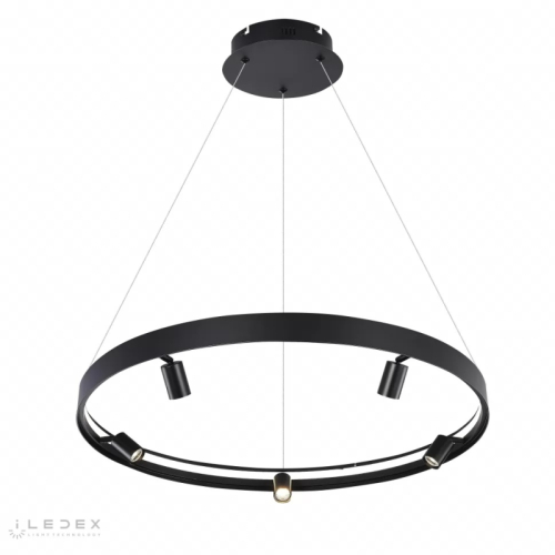 Подвесная люстра iLedex Vision 2060-D800 BK изображение в интернет-магазине Cramer Light