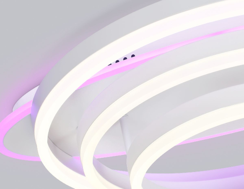 Потолочная люстра Ambrella Light Acrylica Disk FA8522 изображение в интернет-магазине Cramer Light фото 6