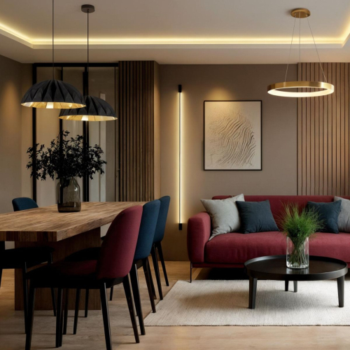 Подвесной светильник Denkirs Raydia DK6273-SG изображение в интернет-магазине Cramer Light фото 7