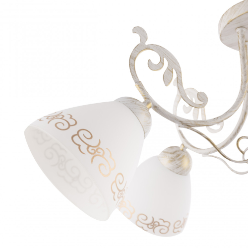 Потолочная люстра Arte Milano 341900/5 WT+G изображение в интернет-магазине Cramer Light фото 6