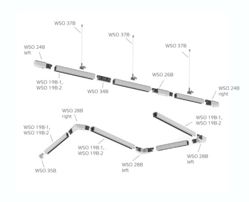 Соединитель гибкий Italline WSO 560 black изображение в интернет-магазине Cramer Light фото 3