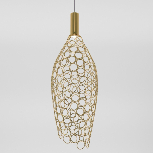 Подвесной светильник Eurosvet Ruche 90380/1 золото a069063 изображение в интернет-магазине Cramer Light фото 2