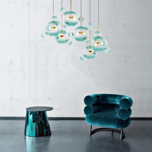 Подвесной светильник Loft IT Bolle 2027-P6 Blue изображение в интернет-магазине Cramer Light фото 7