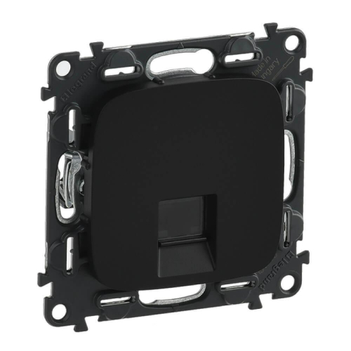 Информационная розетка RJ45 Legrand Valena Allure антрацит 753950 дополнительное фото