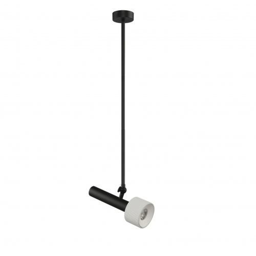 Подвесной светильник iLedex Delta 2361-1 BK+WH изображение в интернет-магазине Cramer Light