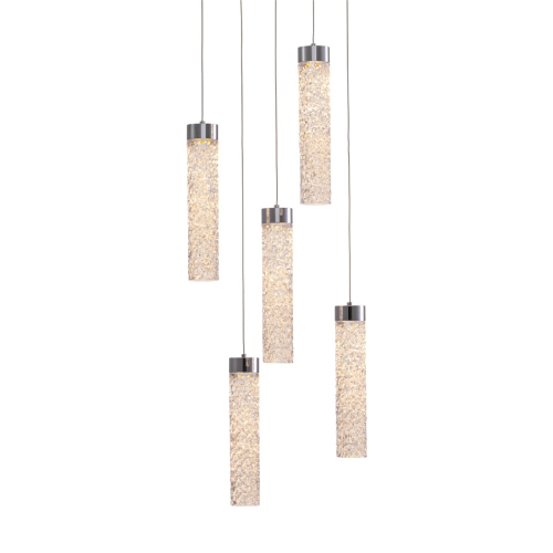 Подвесной светильник Delight Collection MD24030028-5A chrome/clear изображение в интернет-магазине Cramer Light