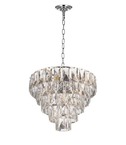 Подвесная люстра Lumina Deco LDP 6004-400 CHR изображение в интернет-магазине Cramer Light фото 3
