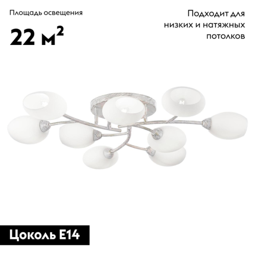 Потолочная люстра Citilux Флорида CL148190 изображение в интернет-магазине Cramer Light фото 2