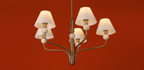 Люстра на штанге Freya Aurelia FR2058PL-05BS изображение в интернет-магазине Cramer Light фото 11