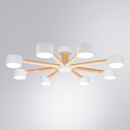 Потолочные люстры Arte Lamp Tenda A1624PL-8WH изображение в интернет-магазине Cramer Light фото 2