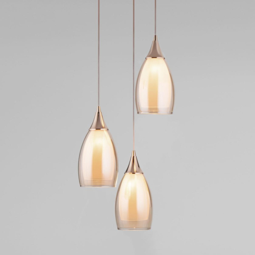 Подвесная люстра Eurosvet Cosmic 50085/3 золото изображение в интернет-магазине Cramer Light фото 3