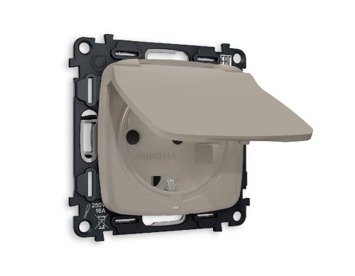Комплект механизма розетки Ambrella Volt Omega MO368010 дополнительное фото