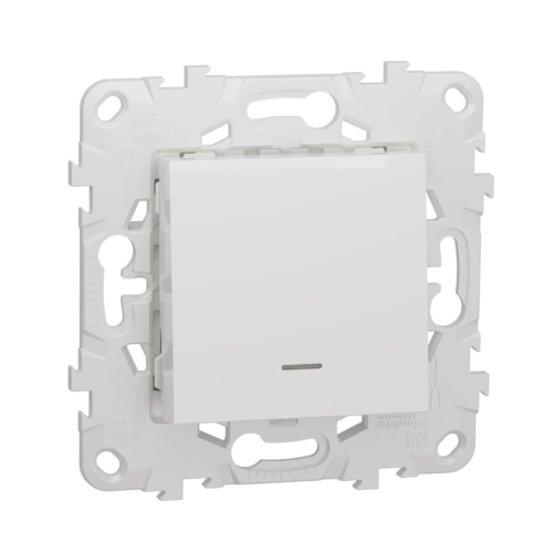 Переключатель одноклавишный Schneider Electric Unica New NU520318N дополнительное фото