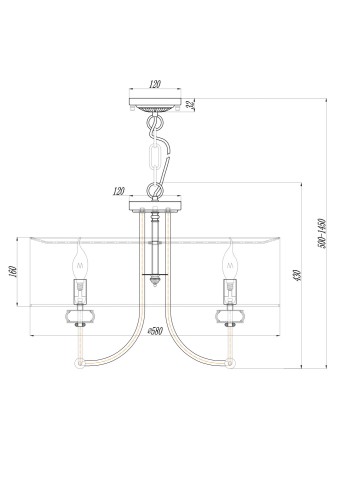 Подвесная люстра Maytoni Roma ARM006PL-06G изображение в интернет-магазине Cramer Light фото 3