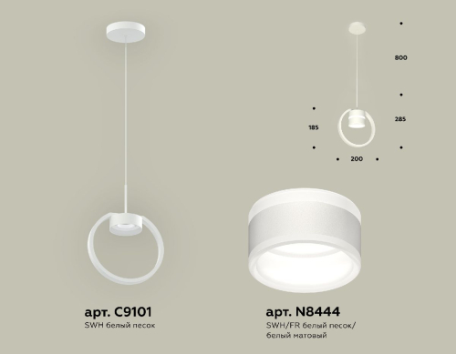 Подвесной светильник Ambrella Light Traditional (C9101, N8444) XB9101152 изображение в интернет-магазине Cramer Light фото 2