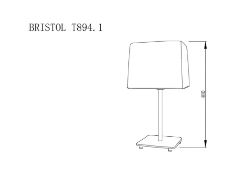 Настольная лампа Lucia Tucci Bristol T894.1 изображение в интернет-магазине Cramer Light фото 2