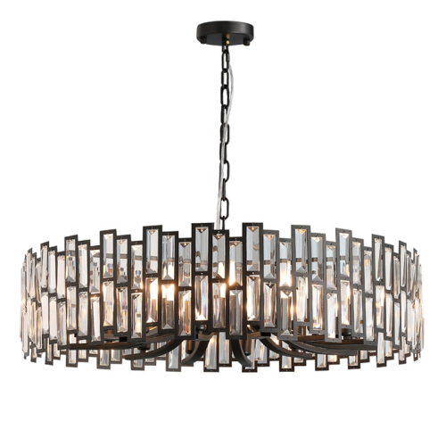 Подвесная люстра Delight Collection D8524P/L black/clear изображение в интернет-магазине Cramer Light
