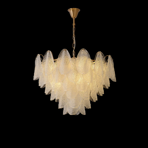 Подвесная люстра Crystal Lux EMILIA SP12 BRASS изображение в интернет-магазине Cramer Light фото 2