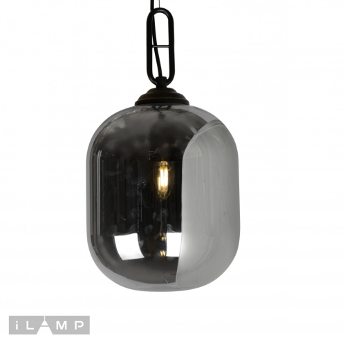 Подвесной светильник iLamp Mono 8792S/1P GR+BK изображение в интернет-магазине Cramer Light фото 2
