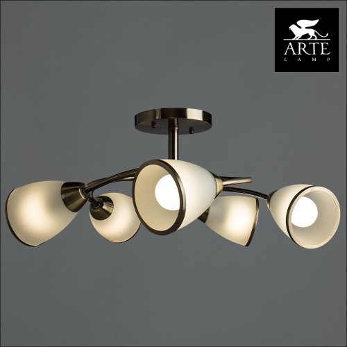 Потолочная люстра Arte Lamp 3 A6056PL-5AB изображение в интернет-магазине Cramer Light фото 3