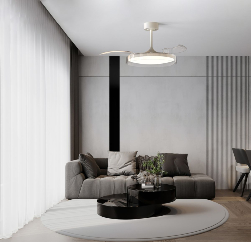 Люстра-вентилятор Mantra Glass Fan 9525 изображение в интернет-магазине Cramer Light фото 6