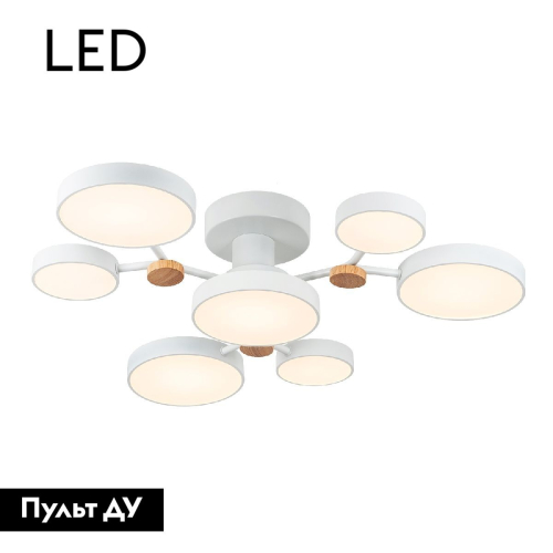 Потолочная люстра LED4U L3201-700 WT изображение в интернет-магазине Cramer Light фото 2