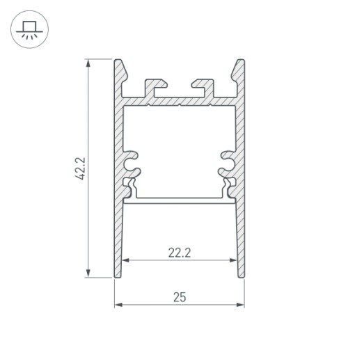 Профиль Arlight SL-COMFORT 031727 изображение в интернет-магазине Cramer Light фото 2