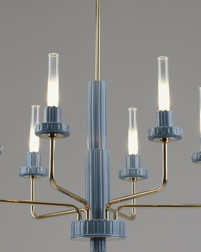 Люстра на штанге Moderli Atelieri V11692-PL изображение в интернет-магазине Cramer Light фото 5