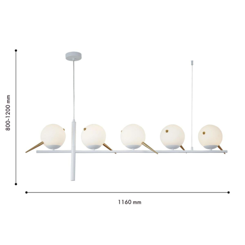 Подвесная люстра F-Promo Tior 4107-5P изображение в интернет-магазине Cramer Light фото 2