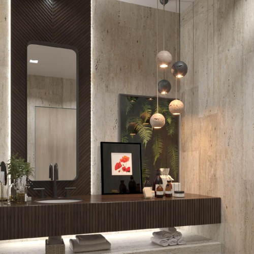 Подвесной светильник Odeon Light Travertino 6625/1L изображение в интернет-магазине Cramer Light фото 2