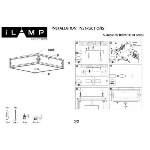 Потолочный светильник iLamp Dice 901X-4 CR изображение в интернет-магазине Cramer Light фото 3