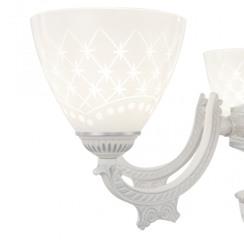 Подвесная люстра Arte Milano 343837/8 WT+SL изображение в интернет-магазине Cramer Light фото 3