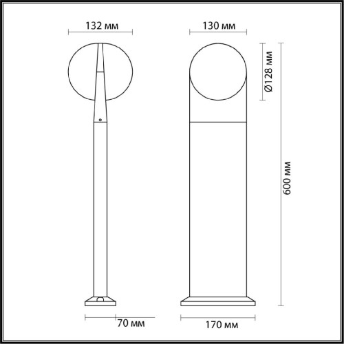 Ландшафтный светильник Odeon Light Tilda 6652/12GL дополнительное фото фото 2