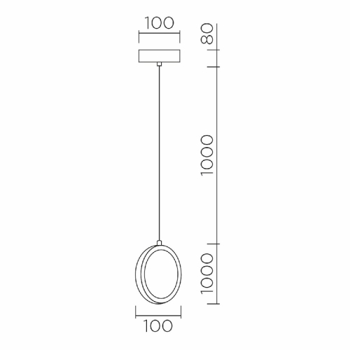Подвесной светильник LED4U L7108-150 GD изображение в интернет-магазине Cramer Light фото 4