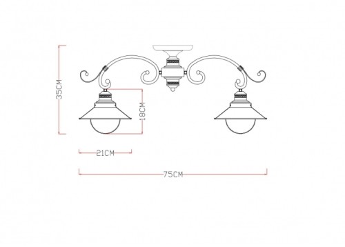 Потолочная люстра Arte Lamp 7 A4577PL-5CK изображение в интернет-магазине Cramer Light фото 5