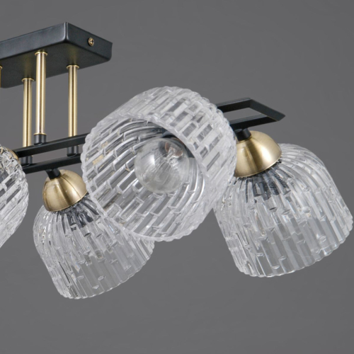 Потолочная люстра Illumico IL0794-6SQ-25BKAB ELITE изображение в интернет-магазине Cramer Light фото 3