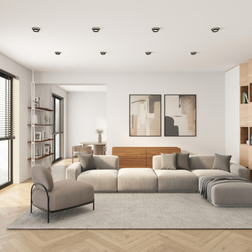 Встраиваемый светильник Denkirs Niko DK2100-BK изображение в интернет-магазине Cramer Light фото 5