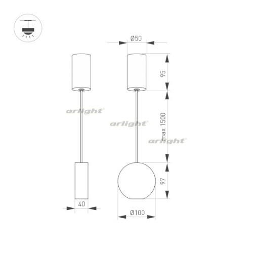 Подвесной светильник Arlight Elementa 032766 изображение в интернет-магазине Cramer Light фото 6