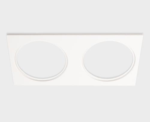Двойная рамка Italline IT08-8034 white изображение в интернет-магазине Cramer Light