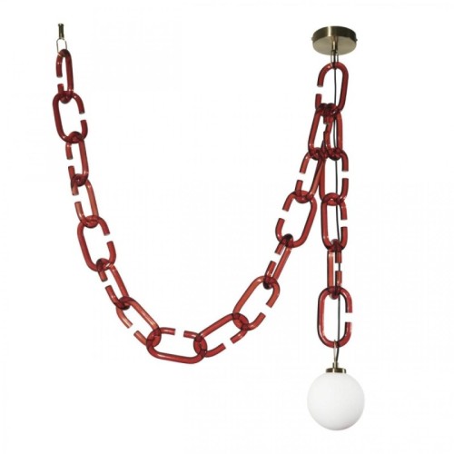 Подвесной светильник Loft IT Chain 10128C Red изображение в интернет-магазине Cramer Light