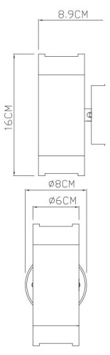 Светильник настенный ARTE Lamp A3503AL-2BK дополнительное фото фото 3