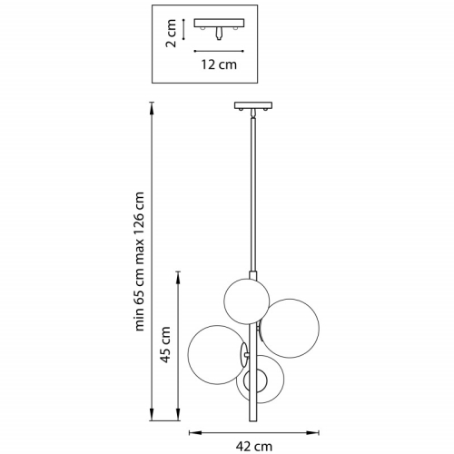 Люстра на штанге Lightstar 815043 изображение в интернет-магазине Cramer Light фото 7