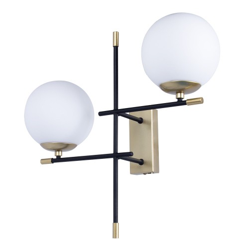 Бра Arte Lamp Arkab A2225AP-2BK дополнительное фото