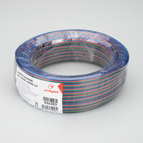 Шлейф питания Arlight ARL-20AWG-4Wire-CU 026353 дополнительное фото фото 3