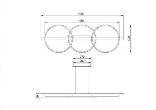 Подвесная люстра Arte Lamp Fluido A3913SP-24BK изображение в интернет-магазине Cramer Light фото 2