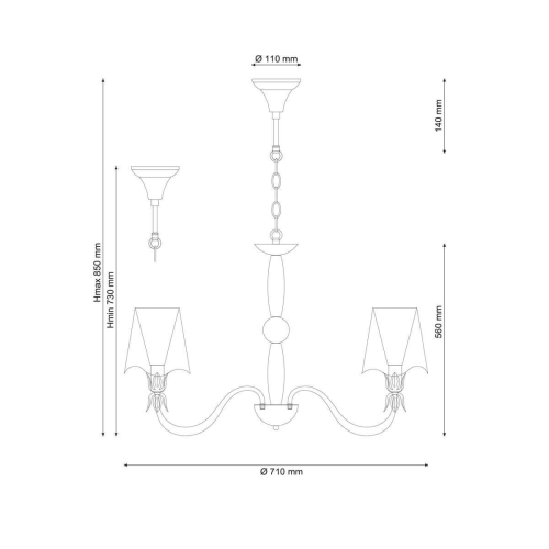 Подвесная люстра Lucia Tucci Salerno 138.7 изображение в интернет-магазине Cramer Light фото 2
