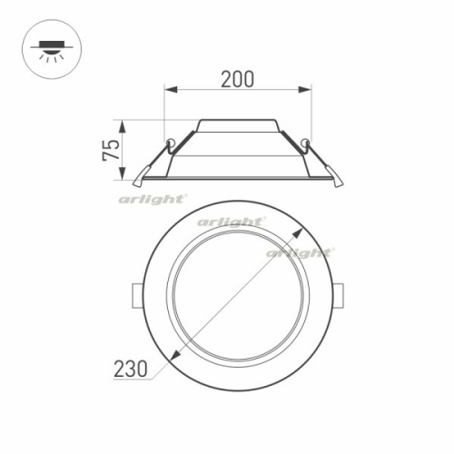 Светильник Downlight Arlight Cyclone 022522(1) изображение в интернет-магазине Cramer Light фото 5