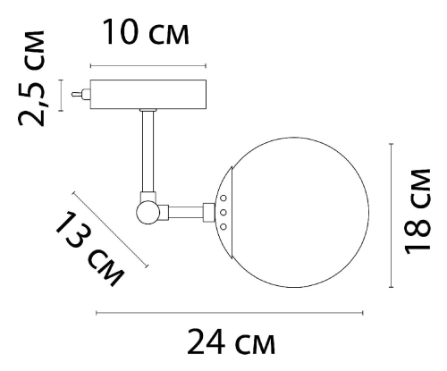 Бра Arte Lamp Bolla A1664AP-1GO дополнительное фото фото 3