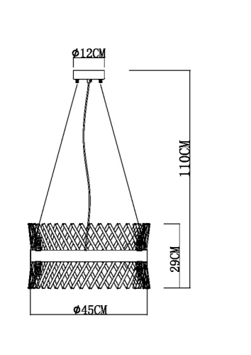 Подвесная люстра Arte Lamp Acapulco A1073LM-10PB изображение в интернет-магазине Cramer Light фото 6