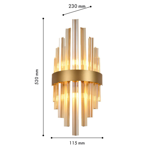 Настенный светильник Favourite Marquis 4263-1W изображение в интернет-магазине Cramer Light фото 2